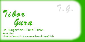 tibor gura business card